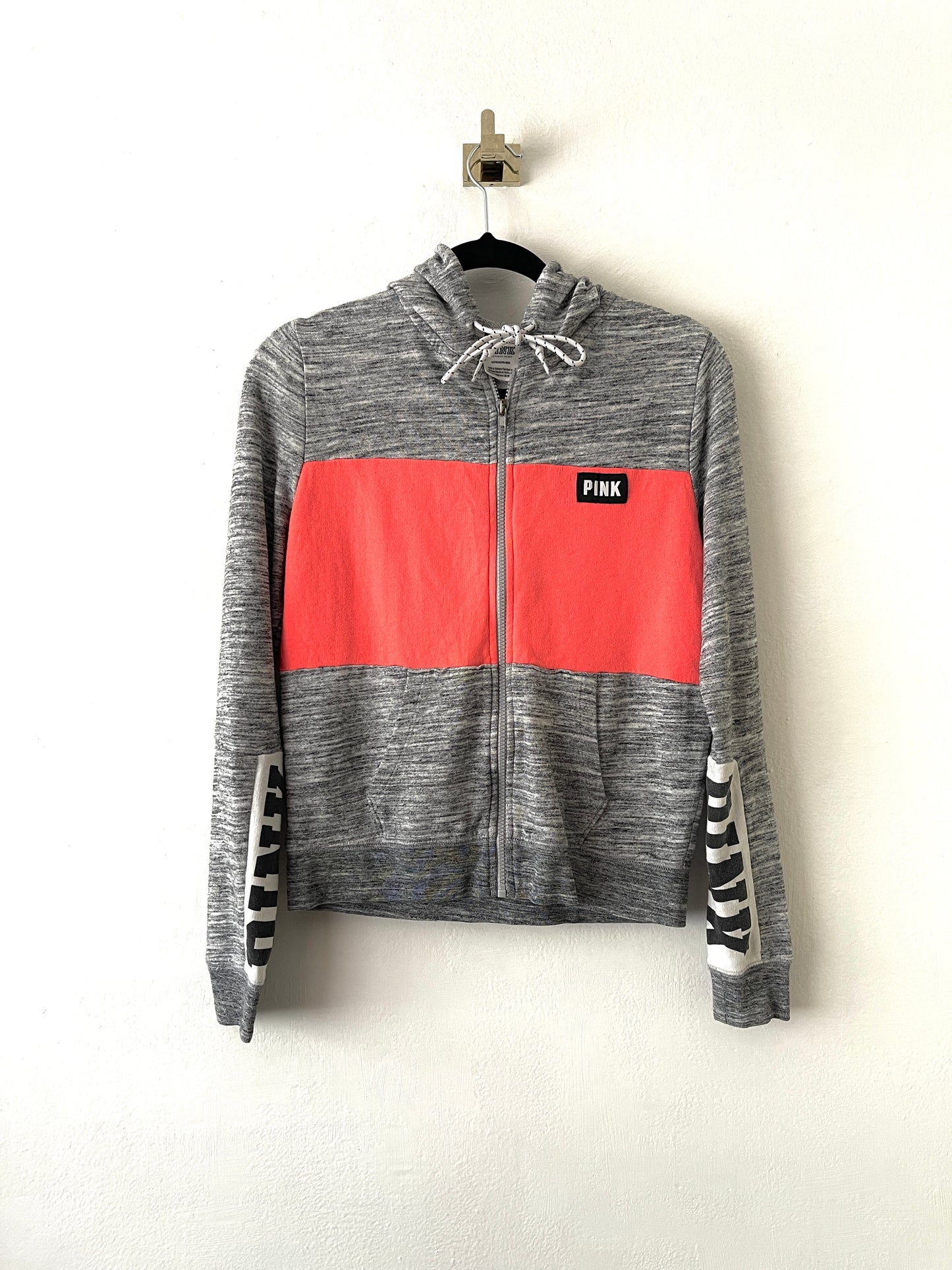 POLERON PINK GRIS S MUJER