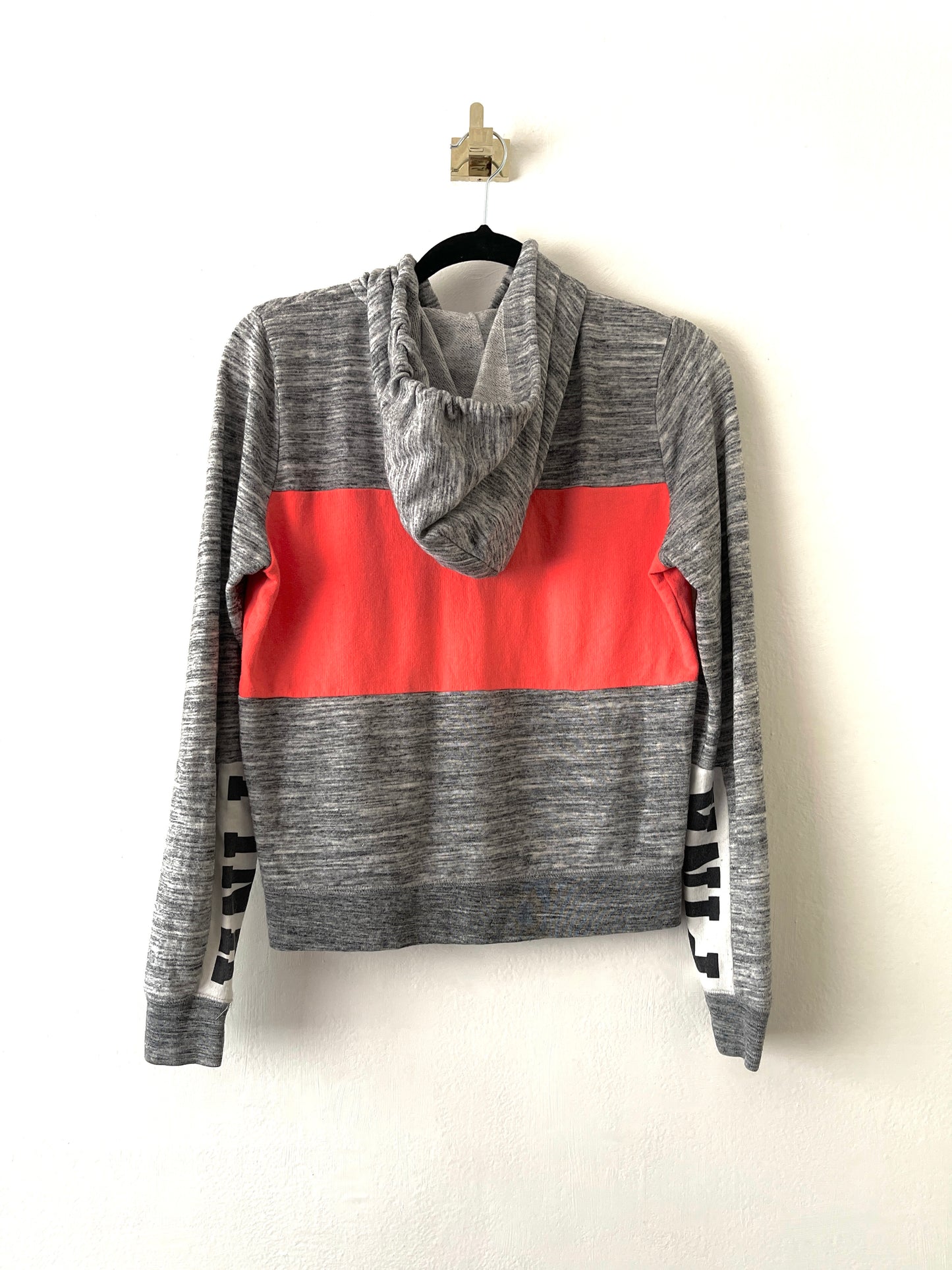 POLERON PINK GRIS S MUJER