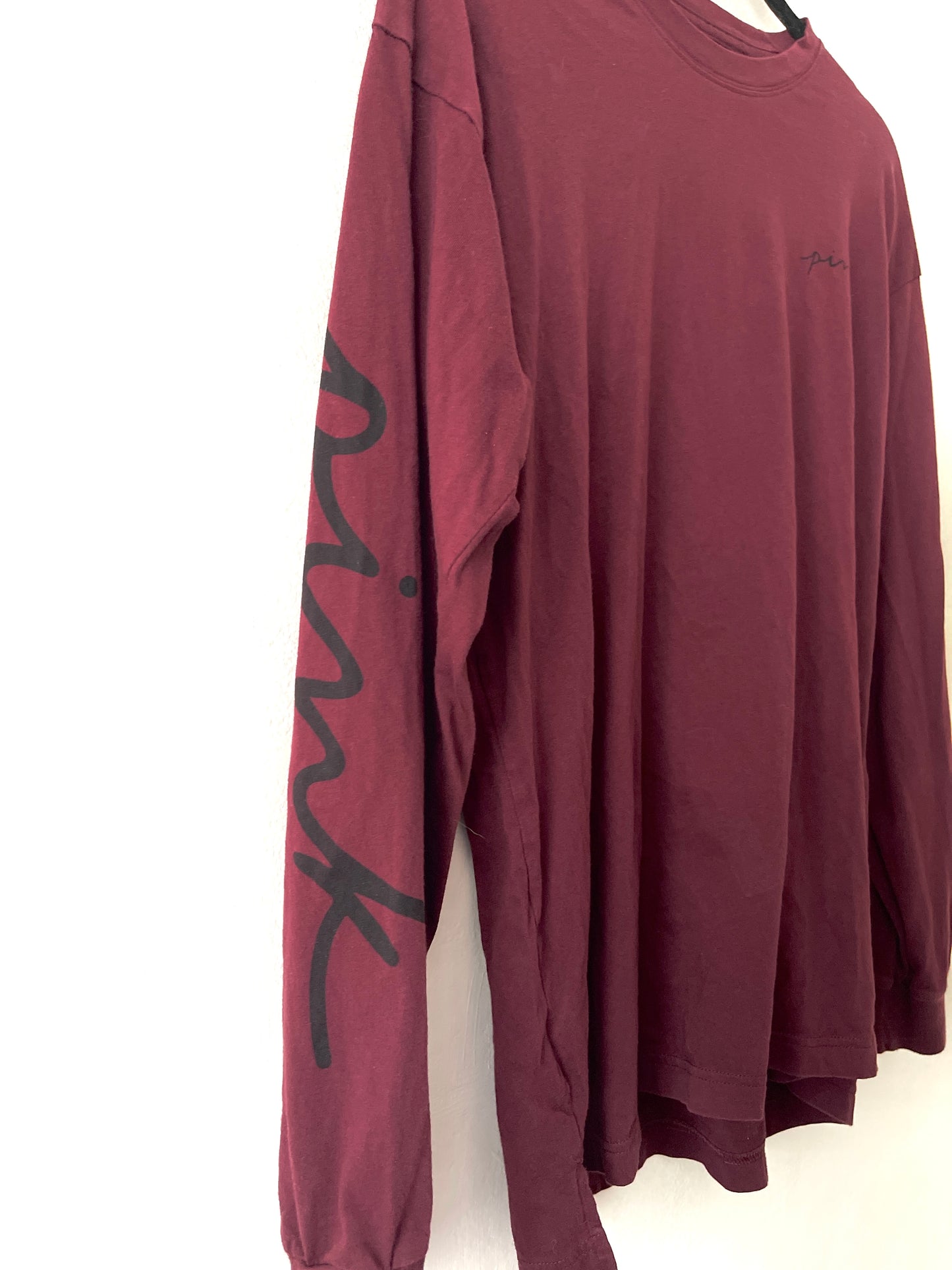 POLERA MANGA LARGA PINK BURDEO M MUJER