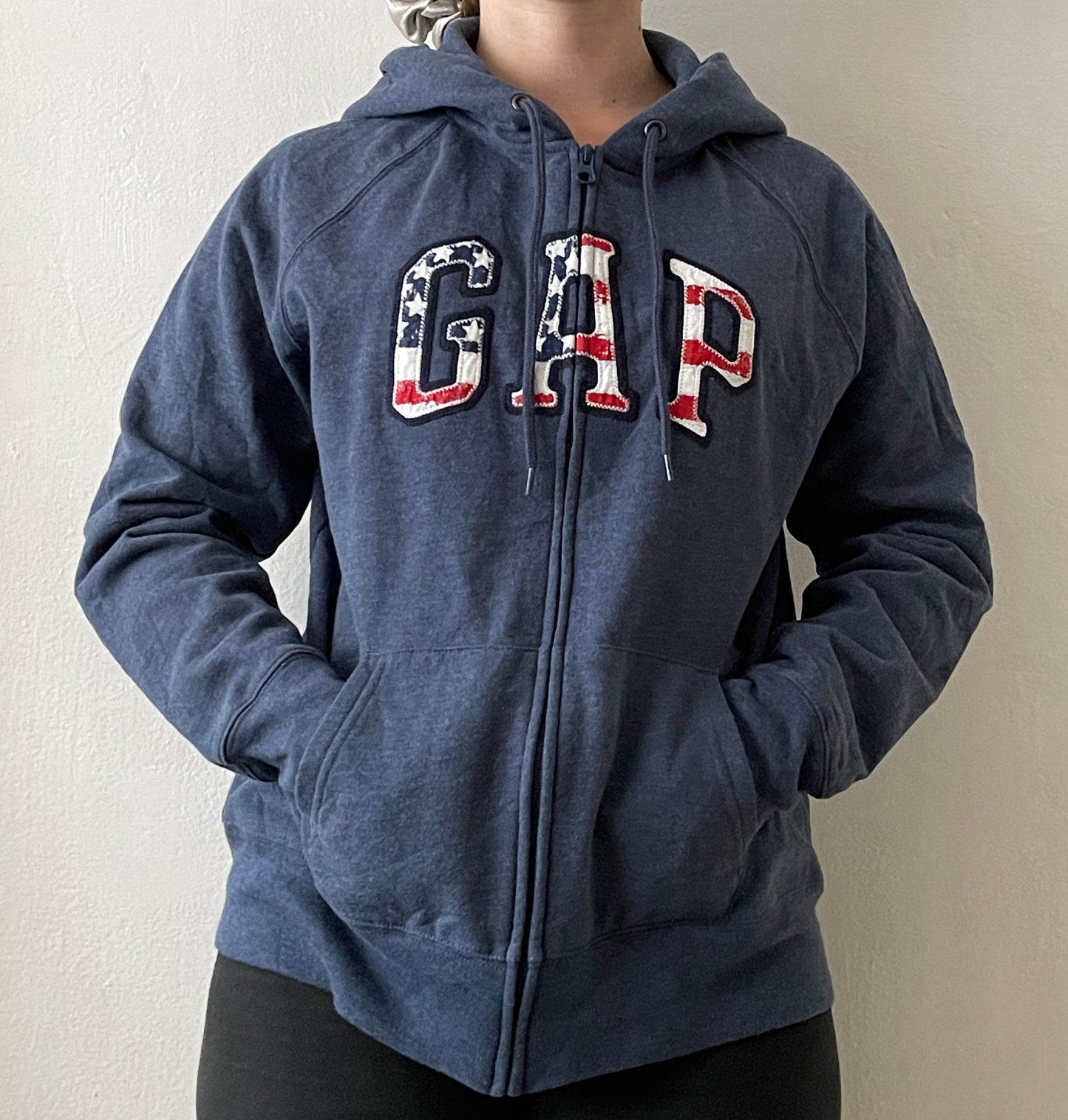 POLERON GAP AZUL XL MUJER