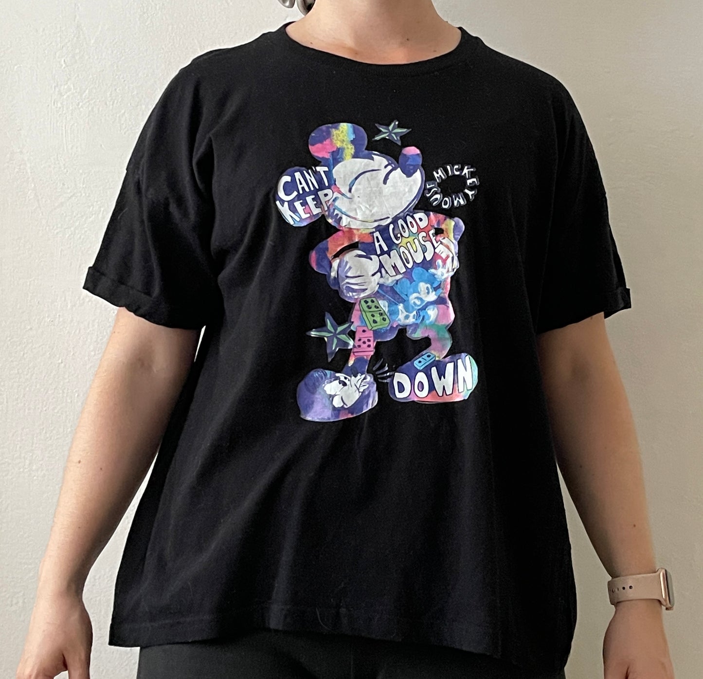 POLERA DISNEY MICKEY MOUSE NEGRA M MUJER